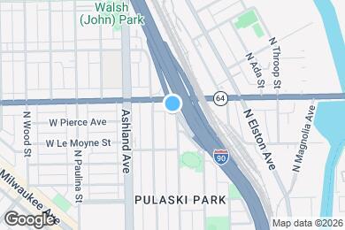 Map image of the property - 1540 N Greenview Ave