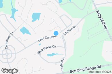 Map image of the property - 2048 Lake Carolina Dr