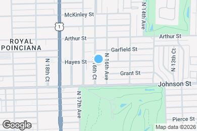 Map image of the property - 1017 N 16th Ct