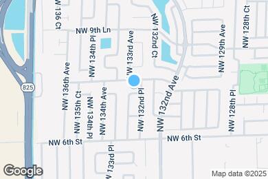 Map image of the property - 13253 NW 7th Terrace