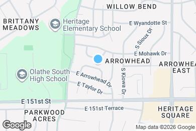 Map image of the property - 2128 E Arrowhead Cir