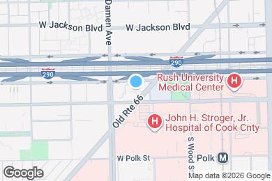 Map image of the property - 1926 W Harrison St