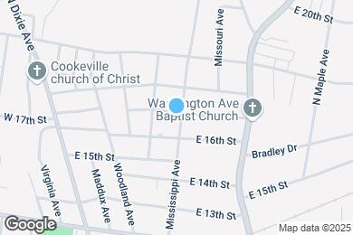 Map image of the property - 1690 Mississippi Ave