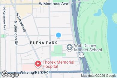 Map image of the property - 720 W Gordon Terrace