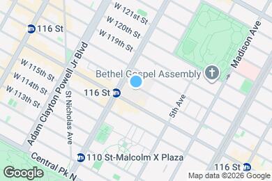 Map image of the property - 130 Lenox Ave