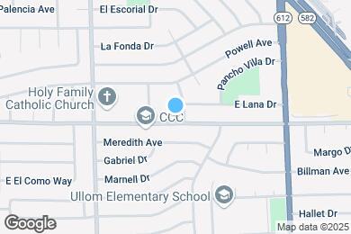 Map image of the property - 4754 E Harmon Ave