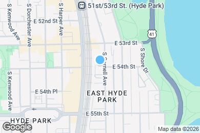 Map image of the property - 5346 S Cornell Ave