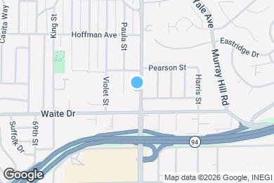 Map image of the property - 3850 Massachusetts Ave