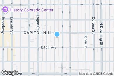 Map image of the property - 1058 N Pearl St