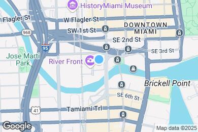 Map image of the property - 350 S Miami Ave