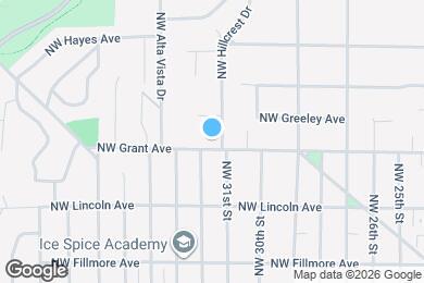 Map image of the property - 3111 NW Grant Ave