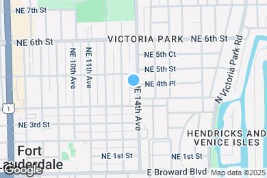 Map image of the property - 425 NE 14th Ave
