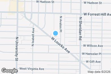Map image of the property - 915 W Loucks Ave