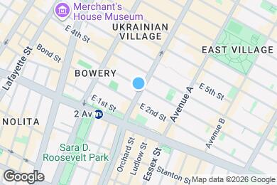 Map image of the property - 45 1st Ave