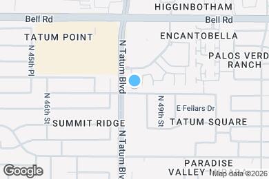 Map image of the property - 4812 E Aire Libre Ave