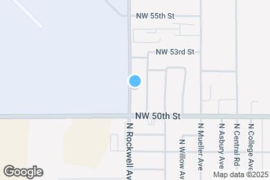 Map image of the property - 5202 N Rockwell Ave