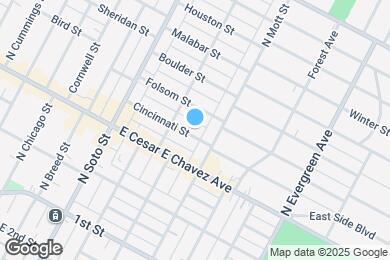 Map image of the property - 2527 Cincinnati St