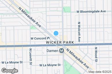 Map image of the property - 1639 N Milwaukee Ave