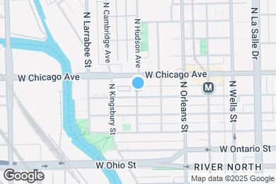 Map image of the property - 729 N Hudson Ave