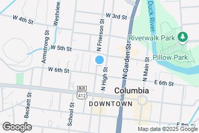Map image of the property - 615 N High St