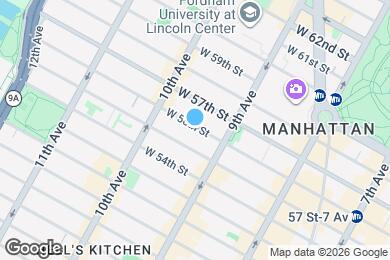 Map image of the property - 422 W 56th St
