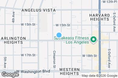 Map image of the property - 2485 Venice Blvd Venice Blvd Apartment