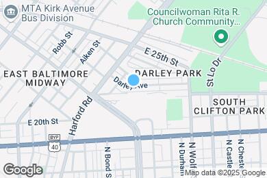 Map image of the property - 1639 Darley Ave
