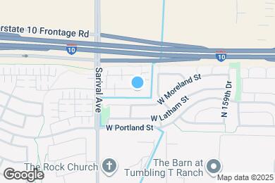 Map image of the property - 16221 W La Ventilla Way