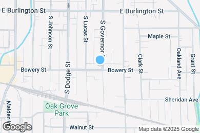 Map image of the property - 830 Bowery St