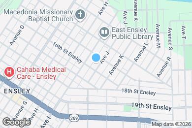 Map image of the property - 1512 Ave J