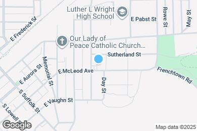 Map image of the property - 612 E McLeod Ave