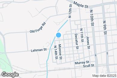 Map image of the property - 1347 Monument St
