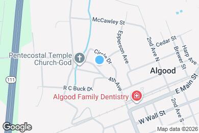 Map image of the property - 220 4th Ave