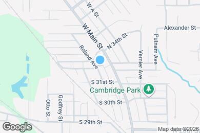 Map image of the property - 3201 Roland Ave