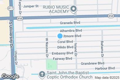Map image of the property - 7753 Coral Blvd