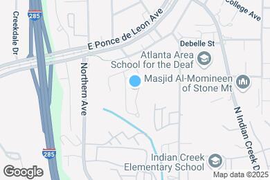 Map image of the property - 857 Glynn Oaks Dr