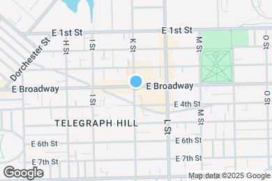 Map image of the property - 703 E Broadway