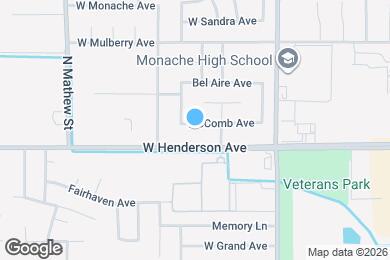 Map image of the property - 1741 McComb Ave