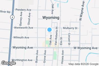 Map image of the property - 631 Oak Ave