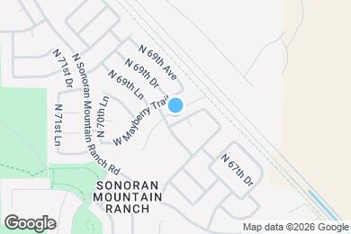 Map image of the property - 6842 W Nadine Way