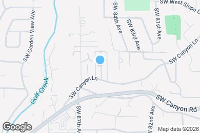 Map image of the property - 8585 SW Canyon Ln