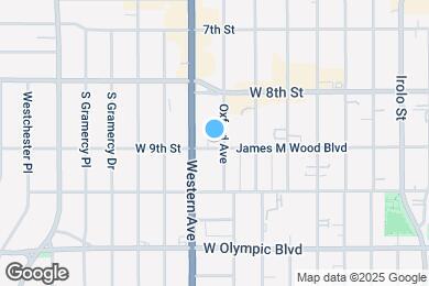 Map image of the property - 855 S Oxford Ave