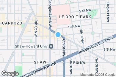 Map image of the property - 618 T St NW