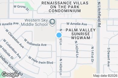 Map image of the property - 3930 N 143rd Ln