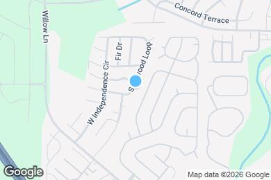 Map image of the property - 160 Sherwood Loop