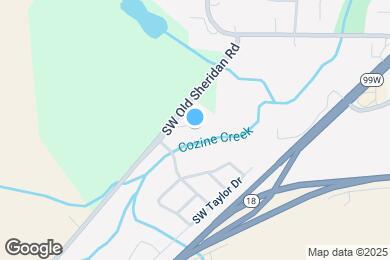Map image of the property - Bluebird Cozine Creek Apartments