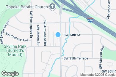 Map image of the property - 3407 SW Gage Blvd