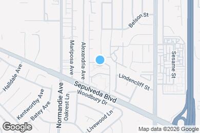 Map image of the property - 23306 Marigold Ave