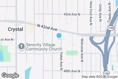 Map image of the property - 4147 Yates Ave N