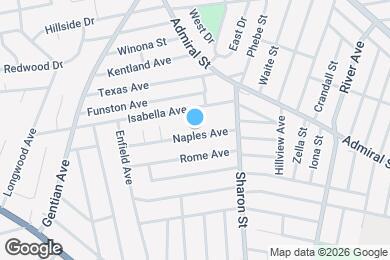 Map image of the property - 47 Naples Ave